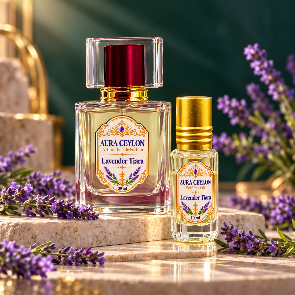 Lavender Tiara 30 ml Eau de Parfum and 10 ml perfume oil